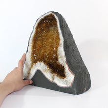 Load image into Gallery viewer, Large citrine crystal cave 16kg | ASH&amp;STONE Crystals Shop Auckland NZ
