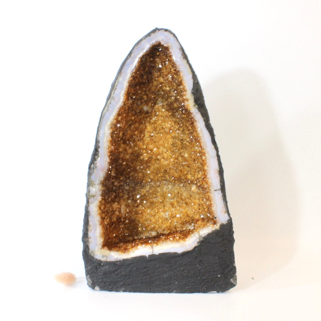 Large citrine crystal cave 8kg | ASH&STONE Crystal Shop Auckland NZ