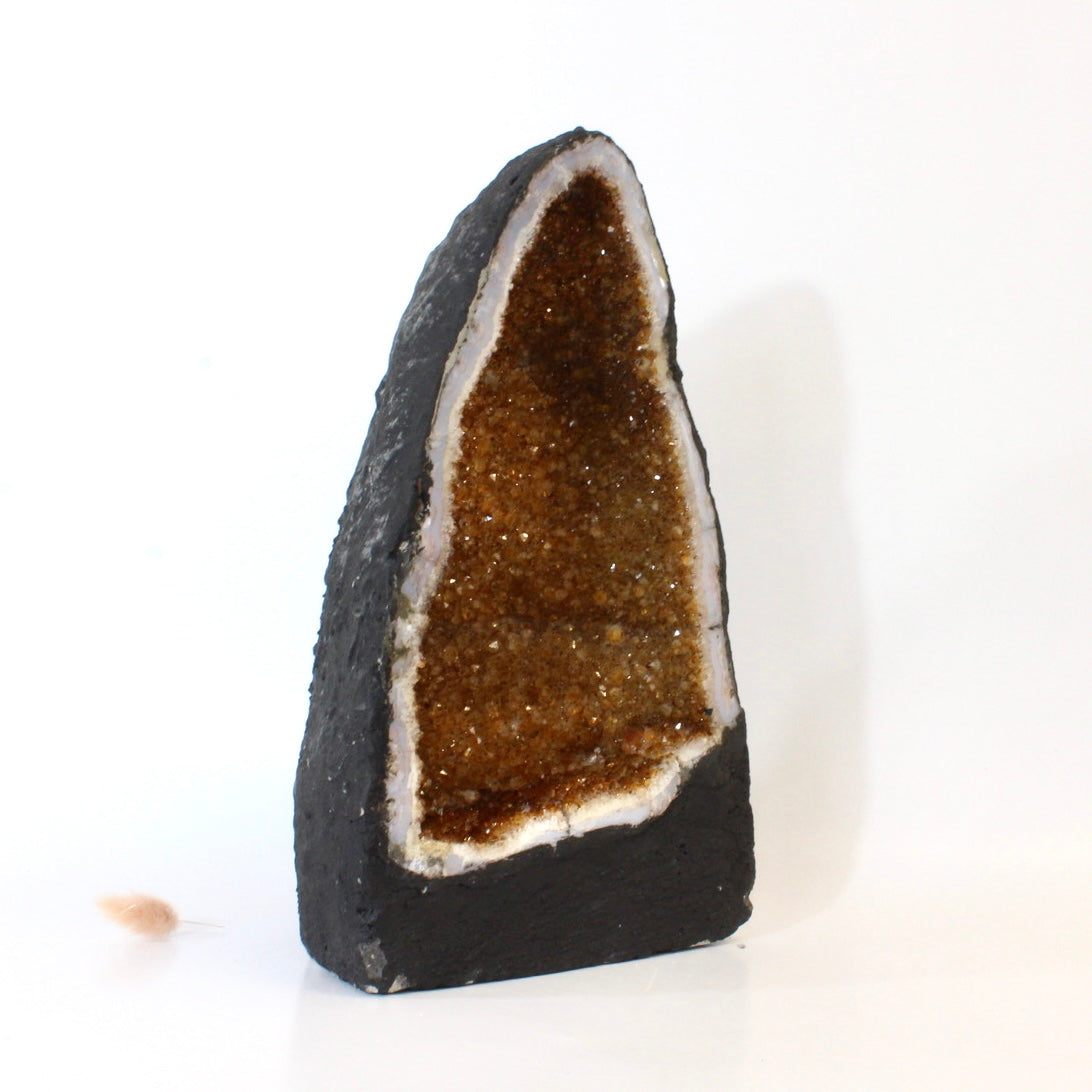 Large citrine crystal cave 8kg | ASH&STONE Crystal Shop Auckland NZ