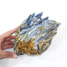 Load image into Gallery viewer, Large kyanite crystal cluster 3.37kg | ASH&amp;STONE Crystal Shop Auckland NZ
