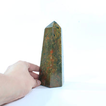 Load image into Gallery viewer, Large ocean jasper polished crystal tower 1.1kg | ASH&amp;STONE Crystal Shop Auckland NZ
