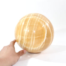 Load image into Gallery viewer, Large orange calcite crystal sphere 11.4kg | ASH&amp;STONE Crystal Shop Auckland NZ
