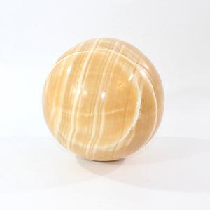 Large orange calcite crystal sphere 11.4kg | ASH&STONE Crystal Shop Auckland NZ