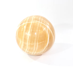 Large orange calcite crystal sphere 11.4kg | ASH&STONE Crystal Shop Auckland NZ