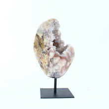 Load image into Gallery viewer, Pink amethyst polished crystal druzy cave on stand 2kg | ASH&amp;STONE Crystal Shop Auckland NZ
