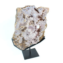 Load image into Gallery viewer, Extra large pink amethyst crystal slab on removable stand 17.5kg | ASH&amp;STONE Crystal Shop Auckland NZ
