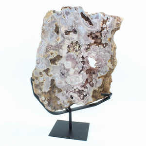 Extra large pink amethyst crystal slab on removable stand 17.5kg | ASH&STONE Crystal Shop Auckland NZ