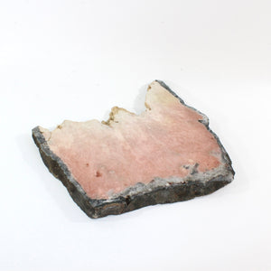 Large pink amethyst crystal slab on stand 5.43kg | ASH&STONE Crystal Shop Auckland NZ