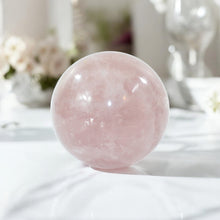 Load image into Gallery viewer, Large rose quartz crystal sphere 4.26kg | ASH&amp;STONE Crystal Shop Auckland NZ
