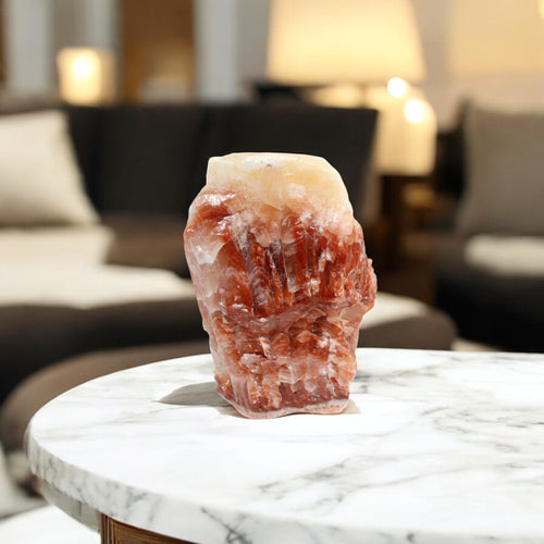 Large red calcite crystal chunk 2.65kg | ASH&STONE Crystal Shop Auckland NZ