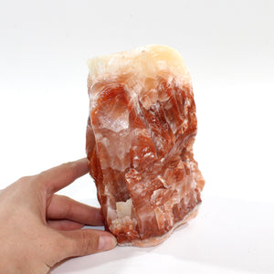 Large red calcite crystal chunk 2.65kg | ASH&STONE Crystal Shop Auckland NZ