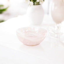 Load image into Gallery viewer, Large rose quartz crystal bowl 1.9kg | ASH&amp;STONE Crystal Shop Auckland NZ
