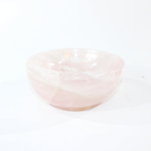 Large rose quartz crystal bowl 1.9kg | ASH&STONE Crystal Shop Auckland NZ