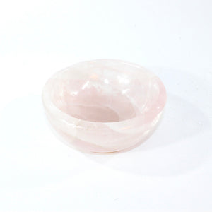 Large rose quartz crystal bowl 1.9kg | ASH&STONE Crystal Shop Auckland NZ