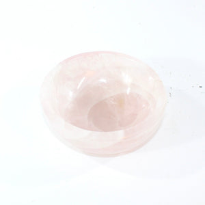 Large rose quartz crystal bowl 1.9kg | ASH&STONE Crystal Shop Auckland NZ