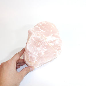 Large rose quartz crystal chunk 4.2kg  | ASH&STONE Crystals Shop Auckland NZ