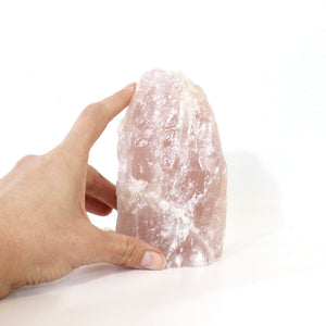 Large rose quartz crystal chunk 1.79kg | ASH&STONE Crystals Shop Auckland NZ