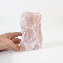 Load image into Gallery viewer, Large rose quartz crystal chunk 2.18kg | ASH&amp;STONE Crystal Shop Auckland NZ
