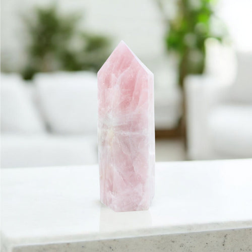 Extra large AAA+ high-grade rose quartz crystal tower 13.26kg | ASH&STONE Crystal Shop Auckland NZ