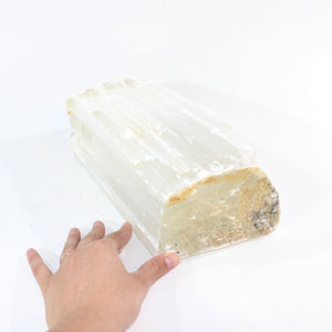 Large raw selenite crystal 10.3kg | ASH&STONE Crystal Shop Auckland NZ