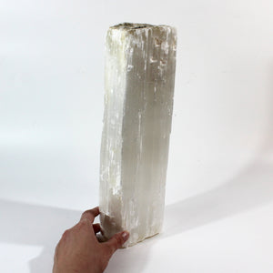 Large raw selenite crystal block 7kg | ASH&STONE Crystals Shop Auckland NZ