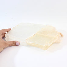 Load image into Gallery viewer, Large selenite crystal slab 2.33kg | ASH&amp;STONE Crystals Shop Auckland NZ
