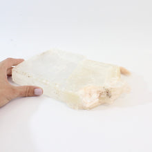 Load image into Gallery viewer, Large selenite crystal slab 2.33kg | ASH&amp;STONE Crystals Shop Auckland NZ
