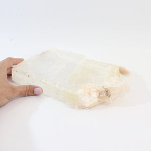 Large selenite crystal slab 2.33kg | ASH&STONE Crystals Shop Auckland NZ