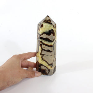 Large septarian crystal tower | ASH&STONE Crystals Shop Auckland NZ