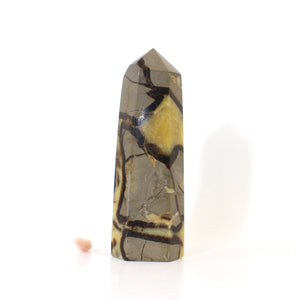 Large septarian crystal tower 1.02kg | ASH&STONE Crystals Shop Auckland NZ