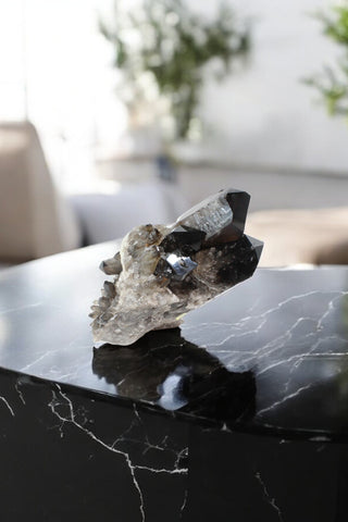 Large smoky quartz crystal cluster 4.35kg | ASH&STONE Crystal Shop Auckland NZ