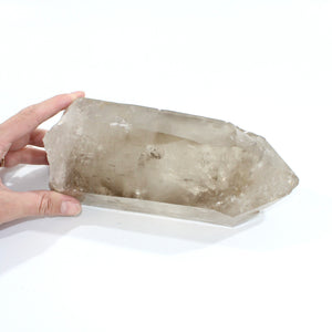 Large smoky quartz crystal point 2.37kg | ASH&STONE Crystals Shop Auckland NZ