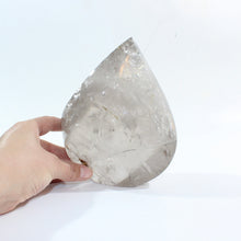 Load image into Gallery viewer, Large smoky quartz polished crystal flame 2.67kg | ASH&amp;STONE Crystal Shop Auckland NZ
