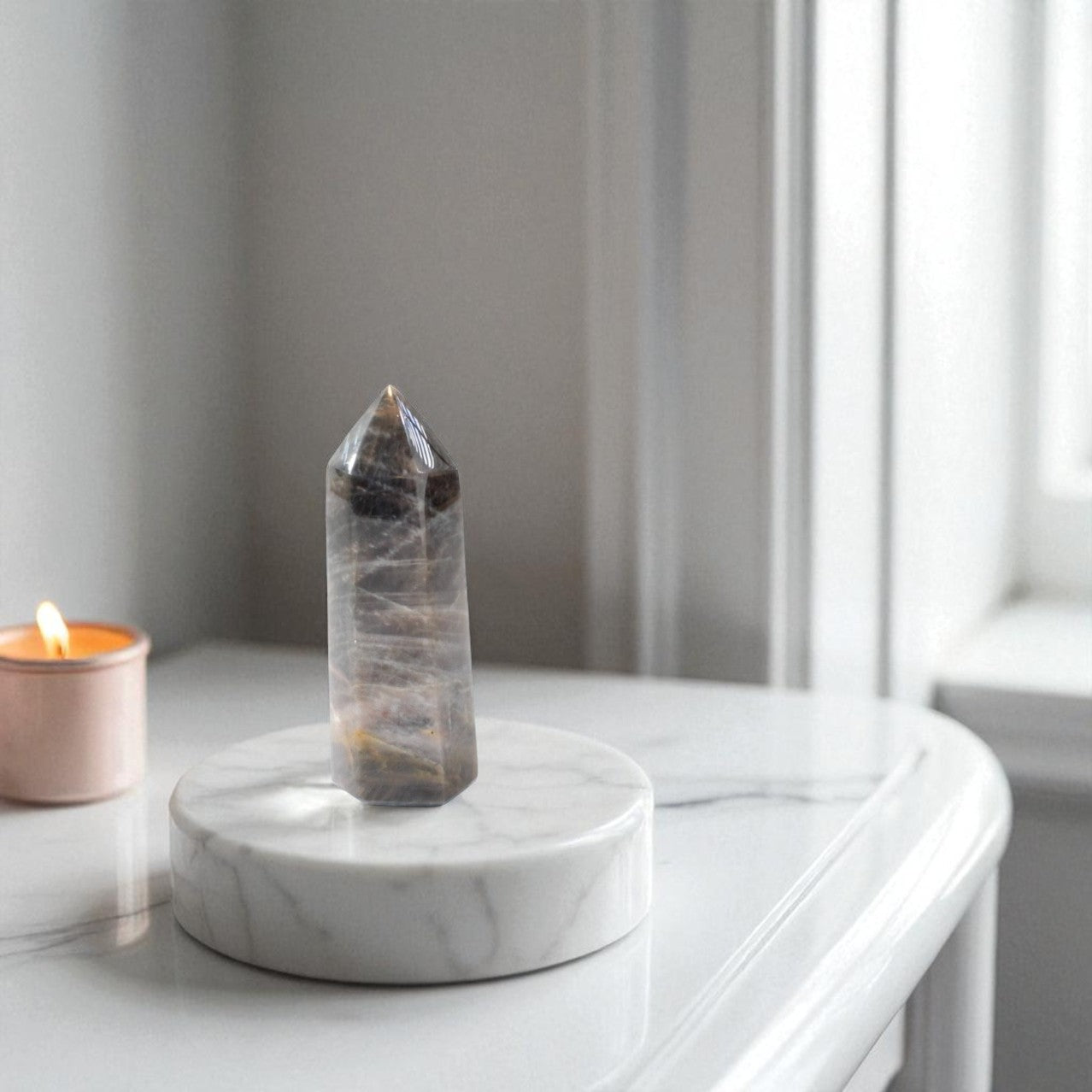 Moonstone tower | ASH&STONE Crystal Shop Auckland NZ