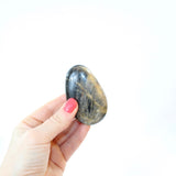 Black Moonstone Crystal Palm stone. | ASH&STONE Auckland NZ. AfterPay available.