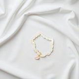 Moonstone with Rose Quartz Heart crystal bracelet | ASH&STONE jewellery shop Auckland NZ. AfterPay available.