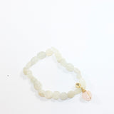 Moonstone with Rose Quartz Heart crystal bracelet | ASH&STONE jewellery shop Auckland NZ. AfterPay available.
