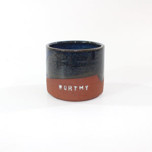 NZ handmade ceramic 'love' tumbler | ASH&STONE Ceramics Shop Auckland NZ