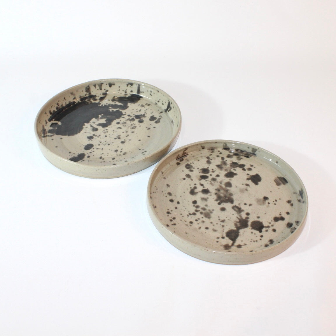 NZ handmade ceramic plate set of 2 | ASH&STONE Ceramics Shop Auckland NZ