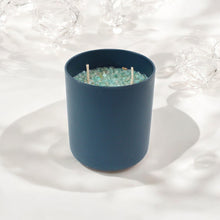 Load image into Gallery viewer, Large Christmas candle amazonite | ASH&amp;STONE Crystal Shop Auckland NZ
