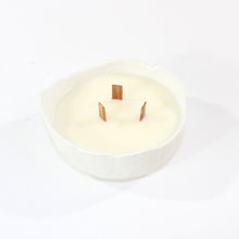 Load image into Gallery viewer, NZ-made hand-poured white concrete candle bowl | ASH&amp;STONE Candle Shop Auckland NZ
