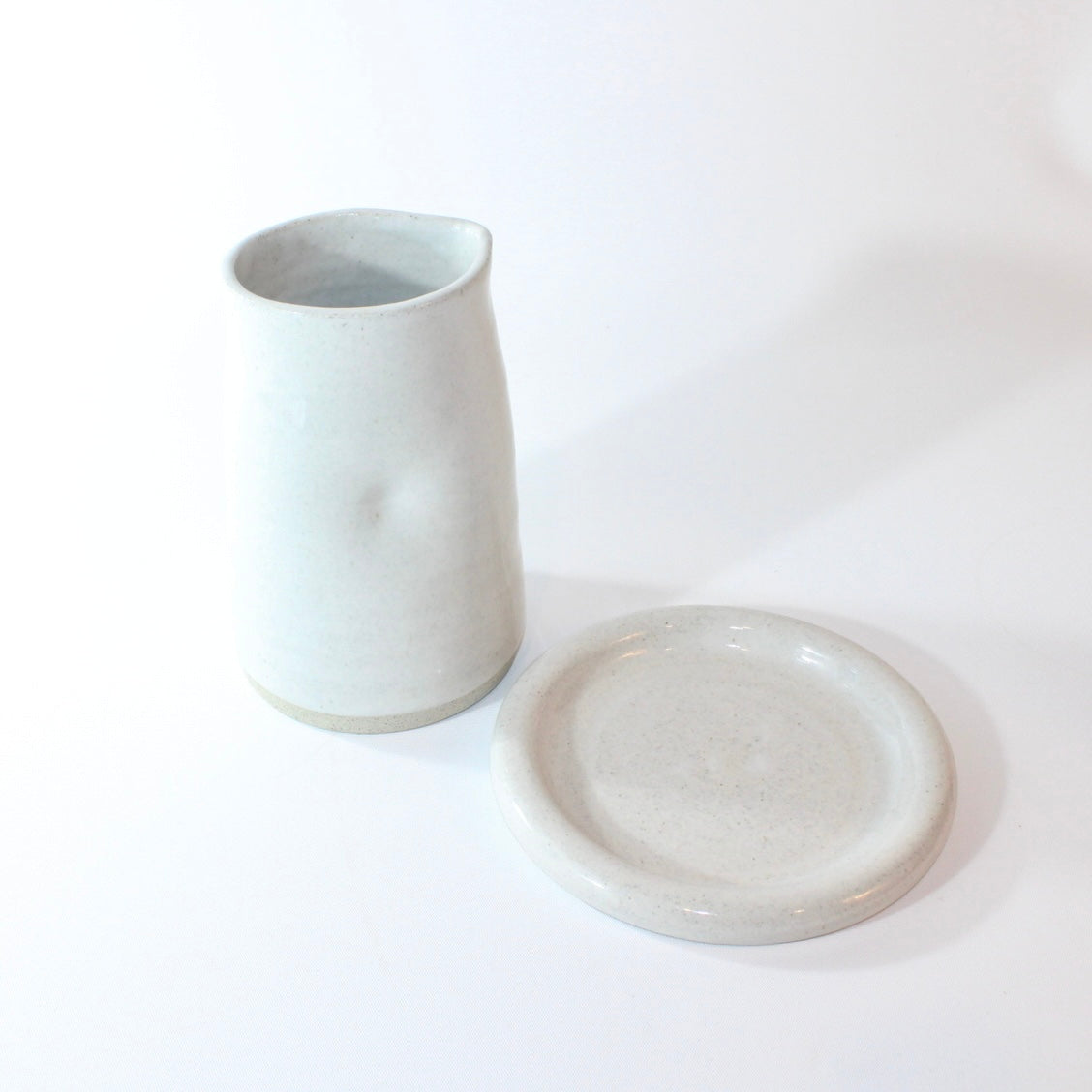 NZ handmade ceramic jug with dish set | ASH&STONE Ceramics Shop Auckland NZ