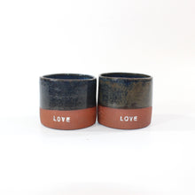 Load image into Gallery viewer, NZ handmade ceramic &#39;love&#39; tumbler | ASH&amp;STONE Ceramics Shop Auckland NZ
