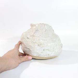 The 'Paper Bag' Vase bespoke NZ handmade ceramic vase | ASH&STONE Ceramics Shop Auckland NZ