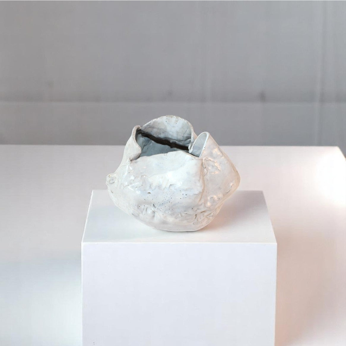The 'Paper Bag' Vase : NZ handmade ceramic vase | ASH&STONE Ceramics Shop Auckland NZ