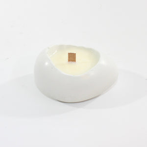 NZ-made hand-poured white concrete candle | ASH&STONE Candle Shop Auckland NZ