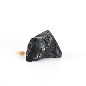 Black obsidian raw chunk | ASH&STONE Crystals Shop Auckland NZ