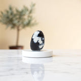 Orca Agate Polished Crystal Dark Freeform