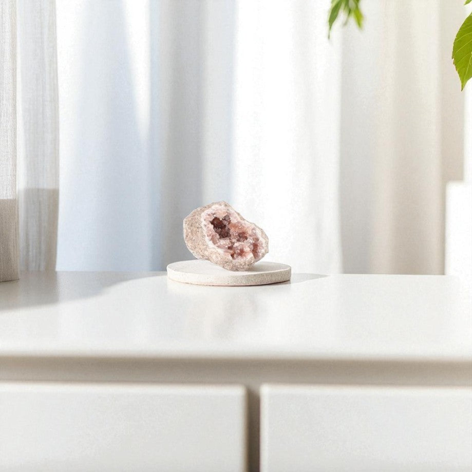Pink Amethyst Crystal Geode | ASH & STONE, Free express shipping, afterpay available, NZ