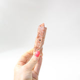 Pink Brecciated agate polished crystal tower. Free express shipping. Shop online from ASH&STONE Crystal Shop. 